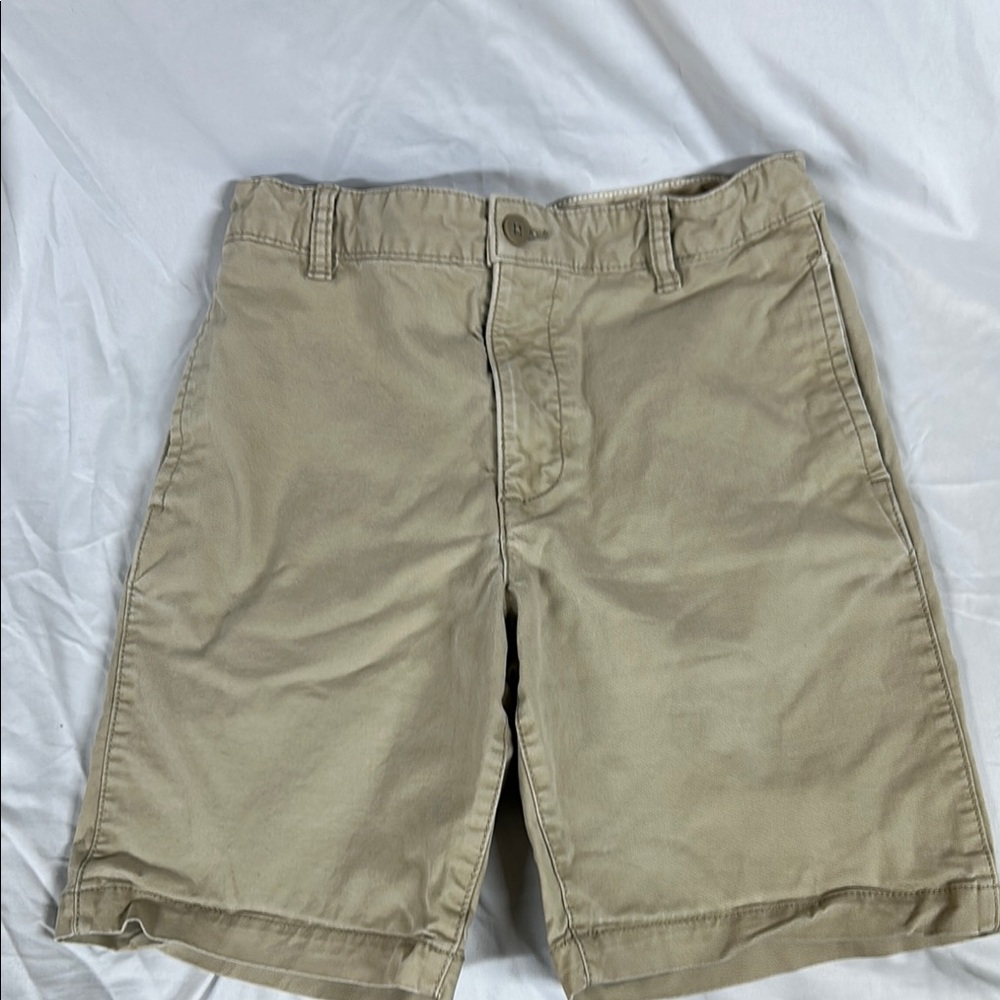 GAP Tan Flat Front Shorts Classic Design